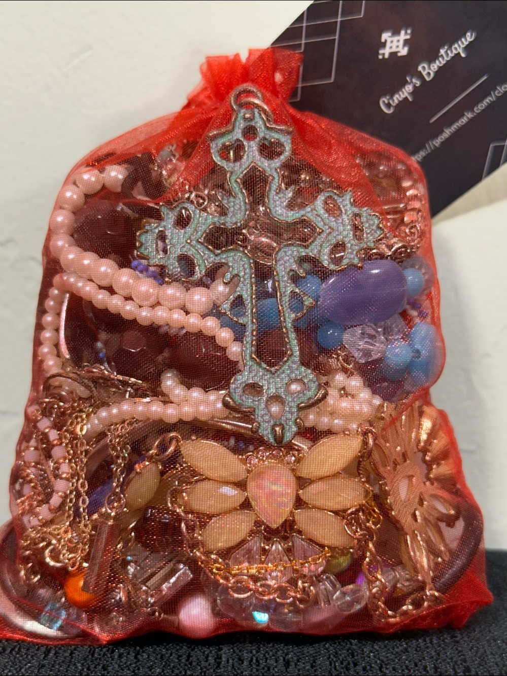 Red Bag 5 - 1 Pound Jewelry Bundle